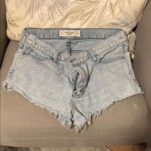High waisted short shorts